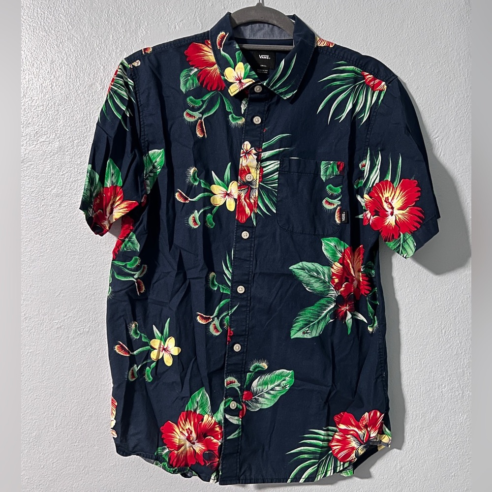 Vans - Floral Button Short Sleeve Shirt